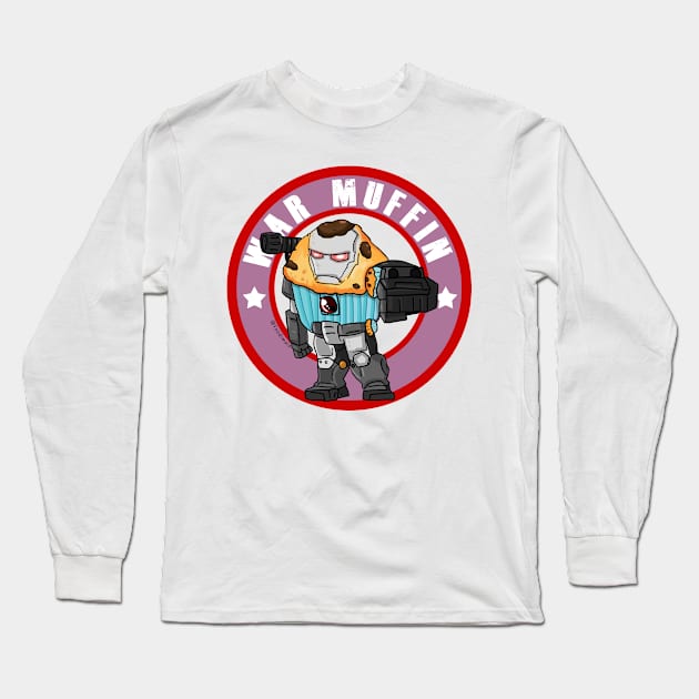 WAR MUFFIN Long Sleeve T-Shirt by cartoonish